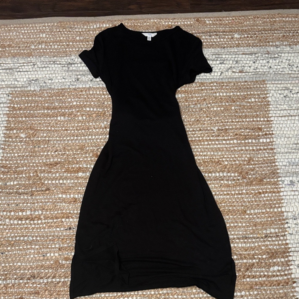 Elegant Black Women's Dress bow on the back